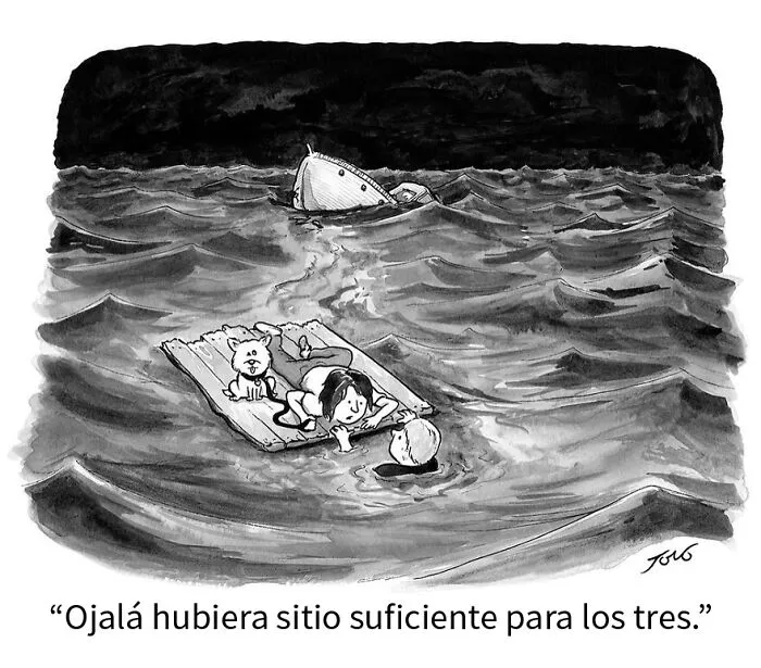 16 Viñetas ingeniosas creadas por Tom Toro, dibujante del New Yorker