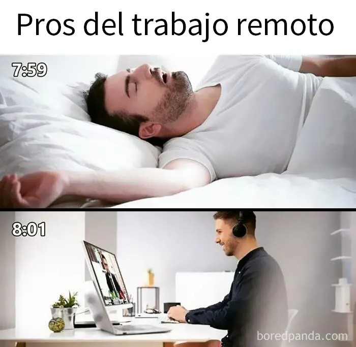 20 Divertidos memes sobre el trabajo desde casa para reír ante la pantalla