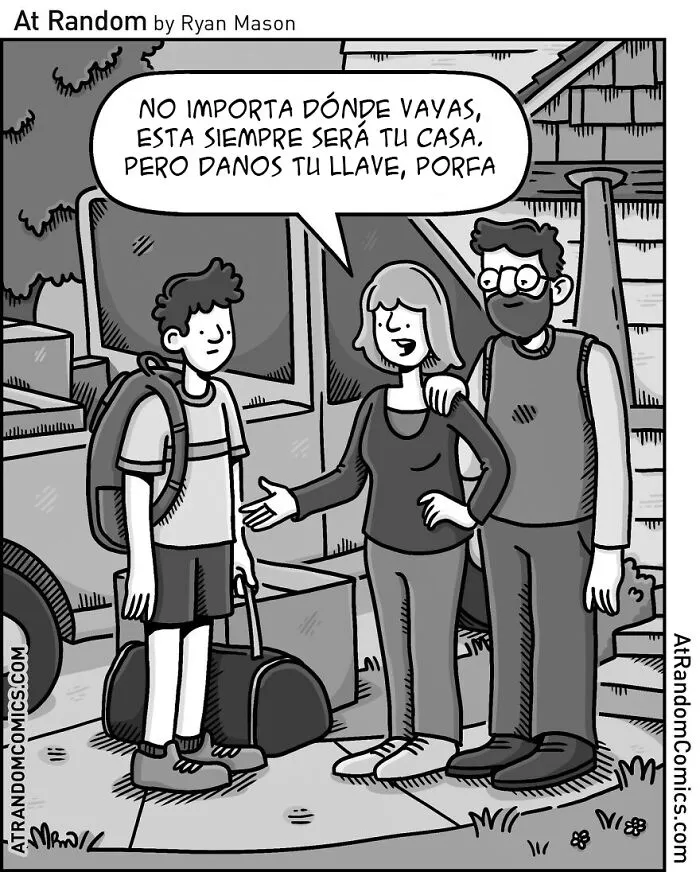 12 Nuevos e ingeniosos cómics de una sola viñeta creados por el artista Ryan Mason
