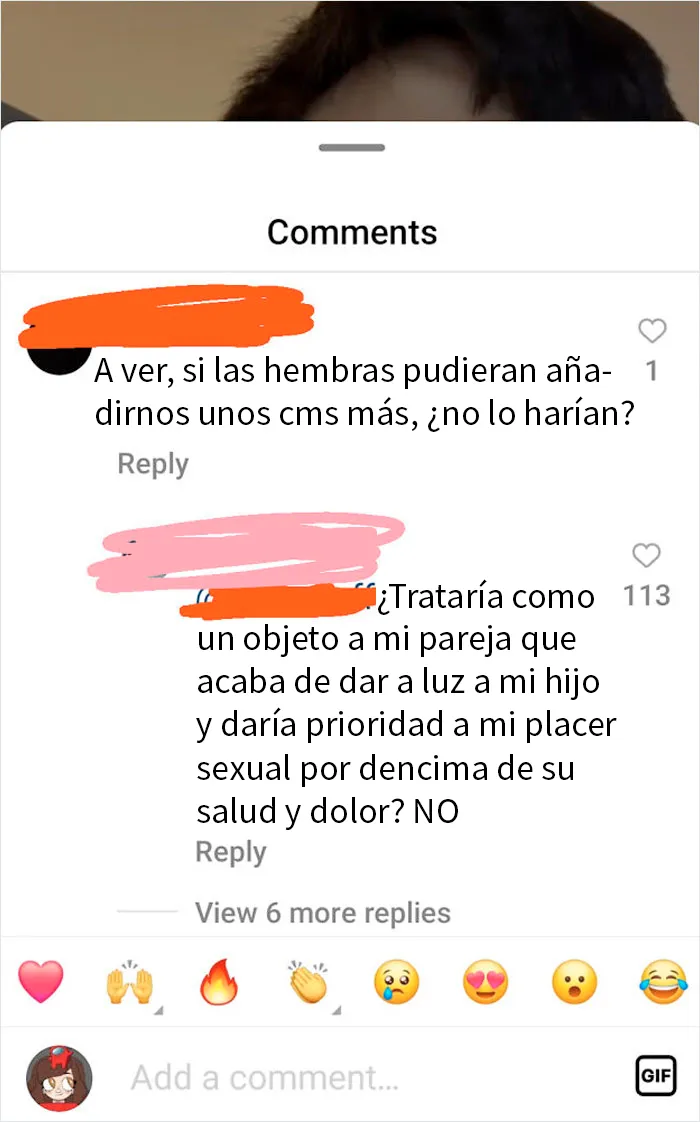 Comentario sobre el "punto del marido" tras un parto