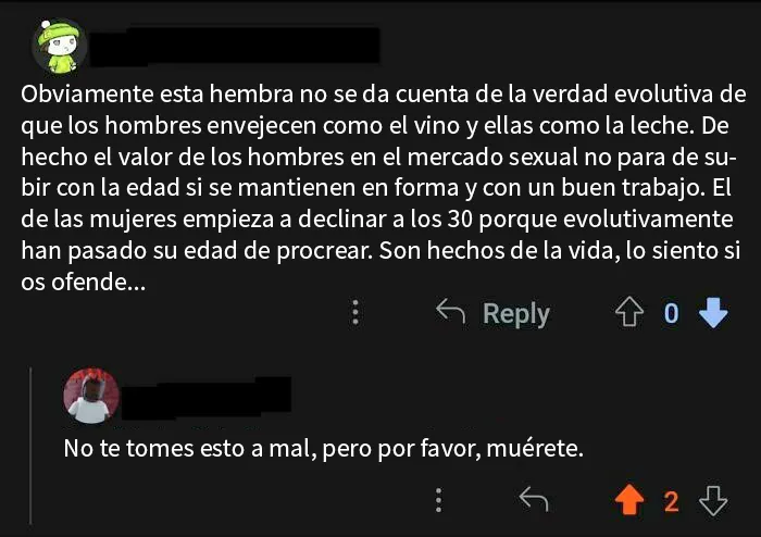 No te lo tomes mal pero