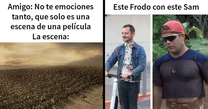 "Un meme para atarlos a todos en las tinieblas": 20 Divertidos memes para fans del Señor de los Anillos
