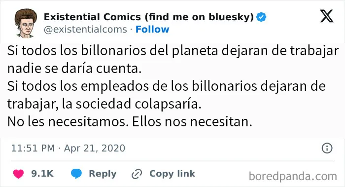 20 Publicaciones sobre lo absurdo del capitalismo y la situación actual de los trabajadores