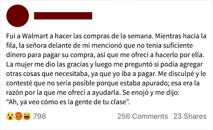 Una clienta un poco problemática en Walmart