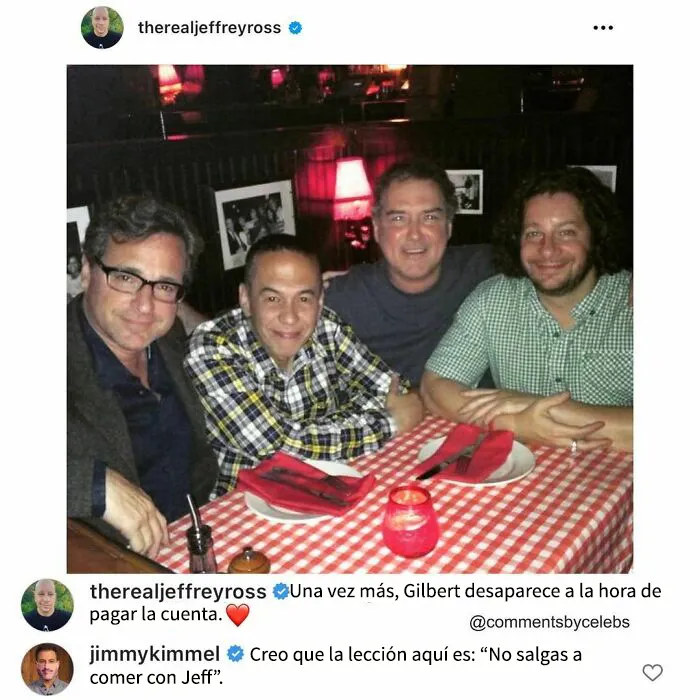 25 comentarios divertidos, entrañables y atrevidos que las celebridades dejaron en las publicaciones de otros (Nuevas imágenes)