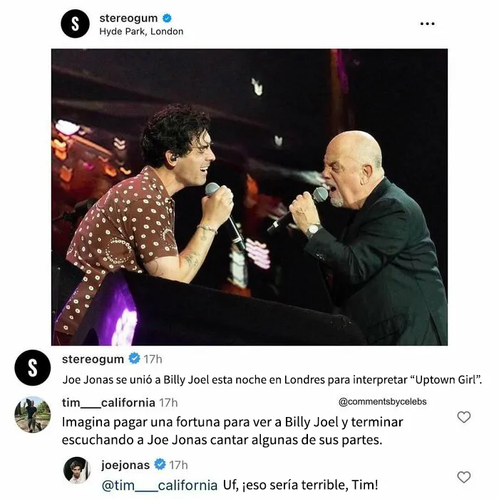 25 comentarios divertidos, entrañables y atrevidos que las celebridades dejaron en las publicaciones de otros (Nuevas imágenes)