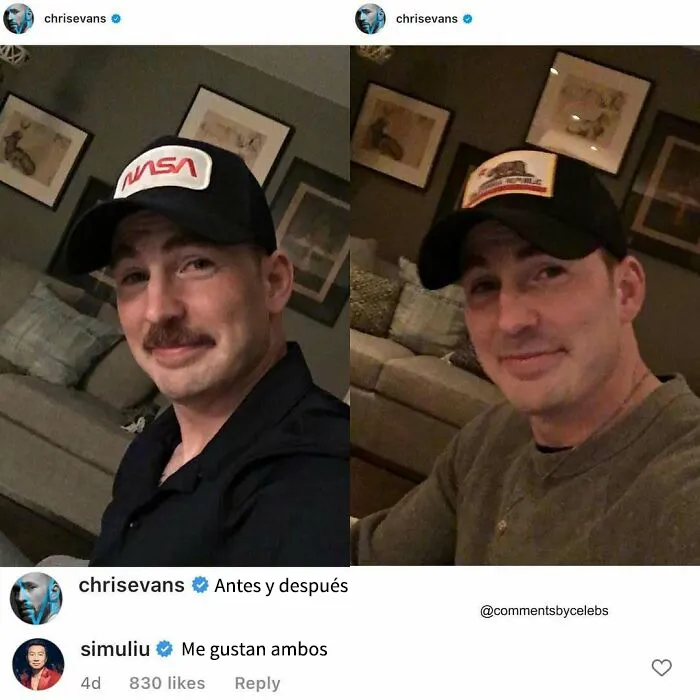 25 comentarios divertidos, entrañables y atrevidos que las celebridades dejaron en las publicaciones de otros (Nuevas imágenes)
