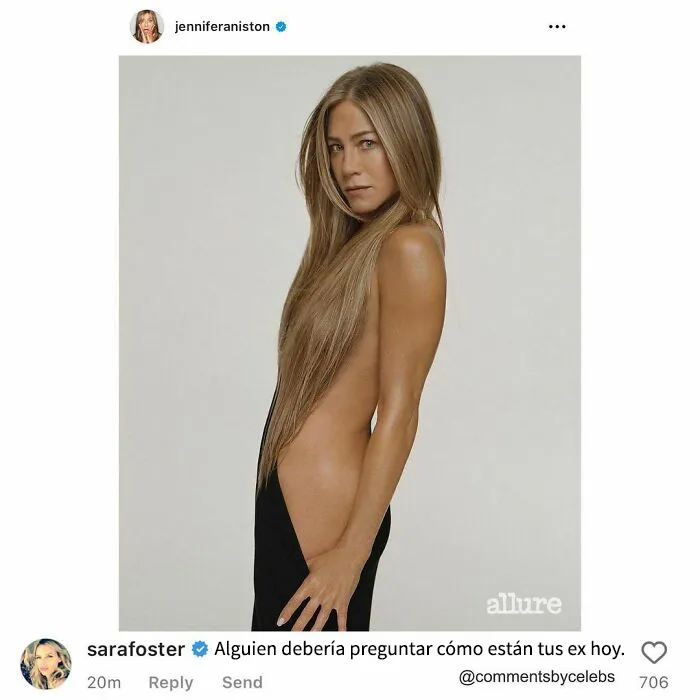 25 comentarios divertidos, entrañables y atrevidos que las celebridades dejaron en las publicaciones de otros (Nuevas imágenes)