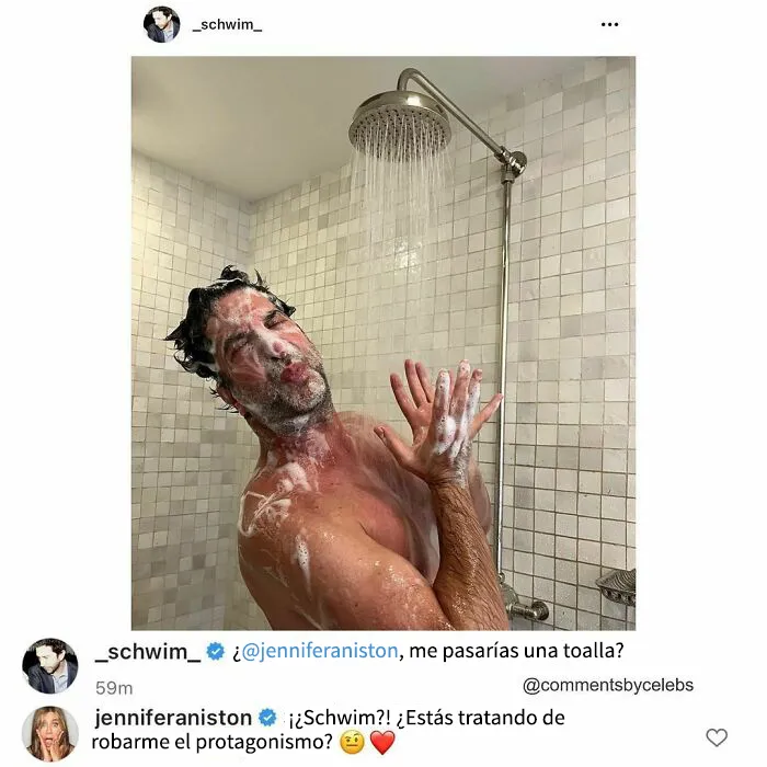 25 comentarios divertidos, entrañables y atrevidos que las celebridades dejaron en las publicaciones de otros (Nuevas imágenes)