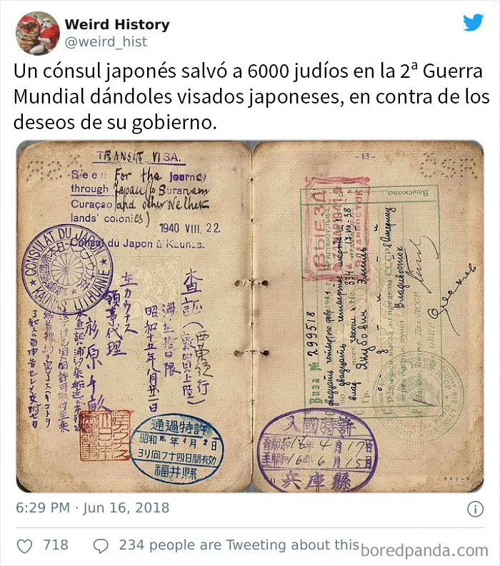 La cuenta de ‘Weird History’ comparte cosas interesantes, divertidas y extrañas que han ocurrido en la Historia