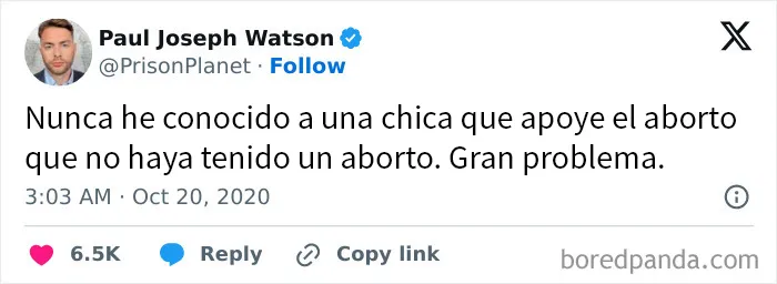 Está claro que no ha conocido a muchas mujeres