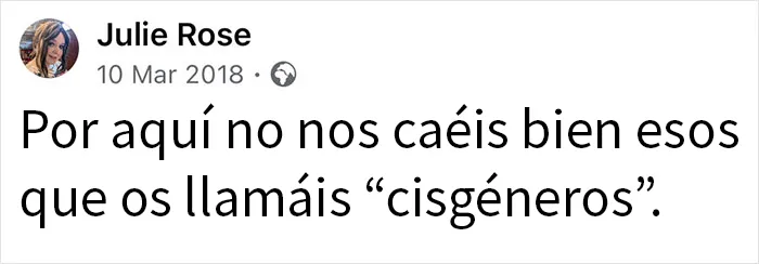 No le cae bien el 99% del mundo, al parecer