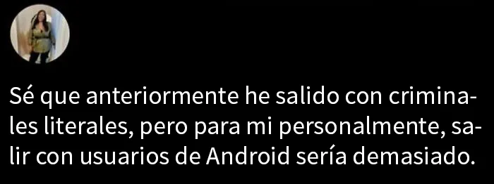 Usar android es peor que ser criminal