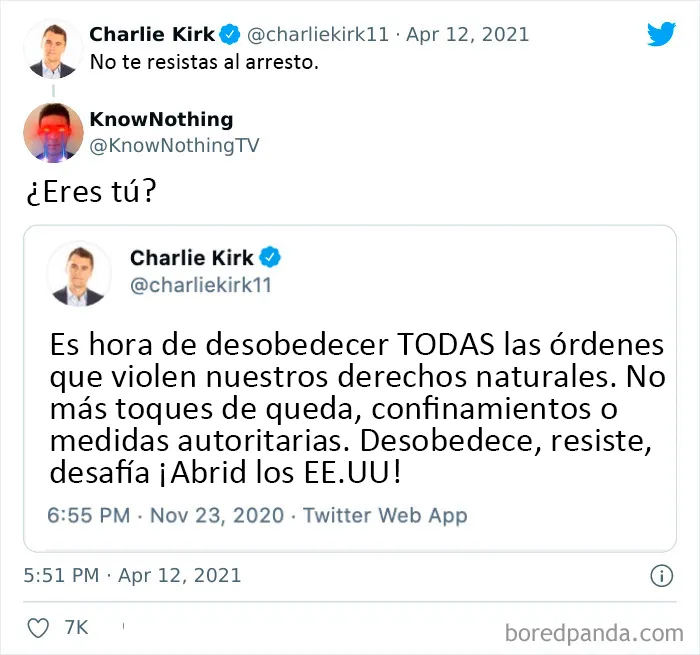 No se dio ni cuenta