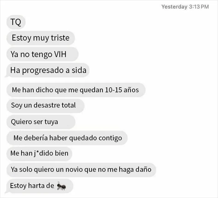 Mi ex violenta tras dejarme por el "amor de su vida"