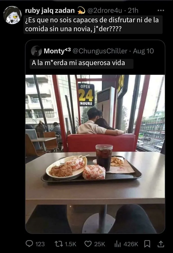 Una reacción totalmente normal