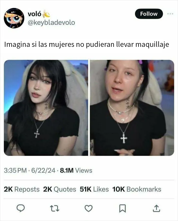 Vuelven a quejarse de que las mujeres usen maquillaje