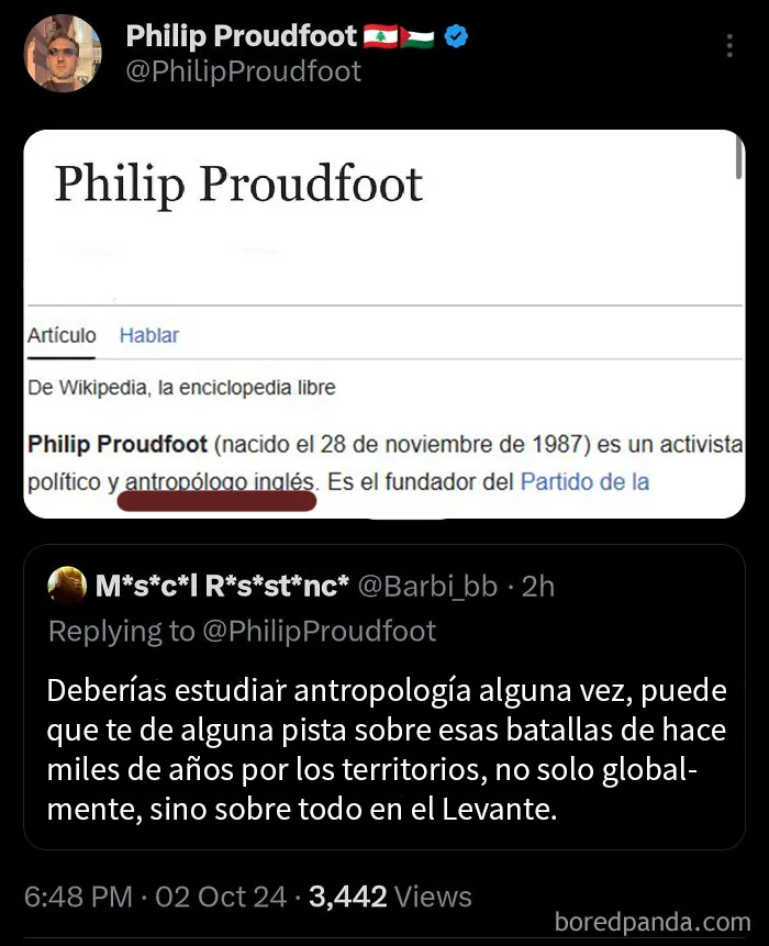 Diciéndole a un antropólogo que estudie antropología