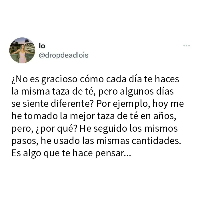 Misterios del té
