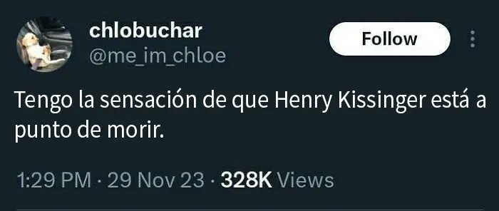 7 horas antes de que se diera la noticia