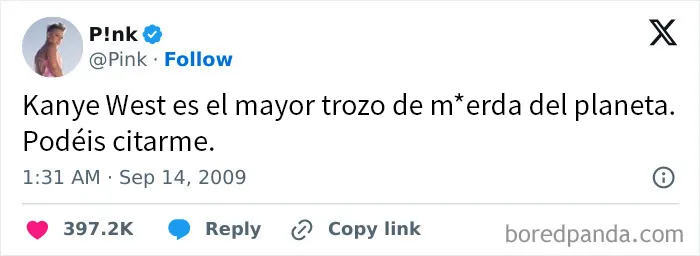 Pink lo sabía