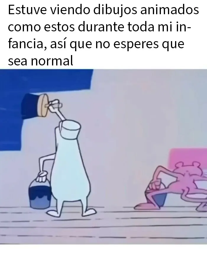 Dibujo animado clásico con personajes icónicos para adultos mayores que entienden publicaciones del pasado nostálgicas.