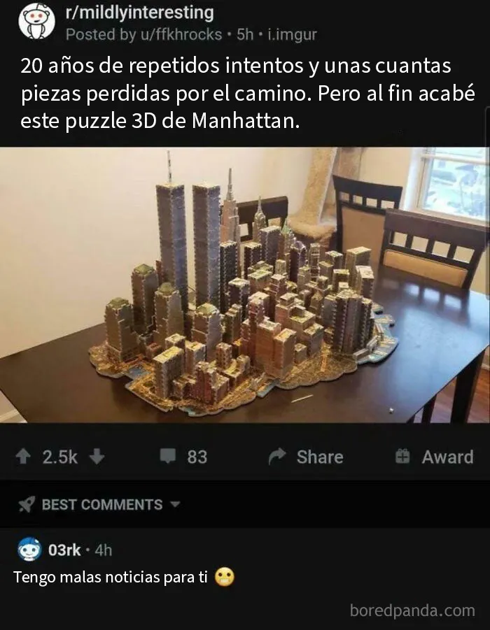 ¿Cuáles son las malas noticias?