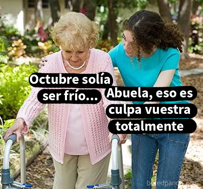 No entiendo por qué es culpa de la abuela