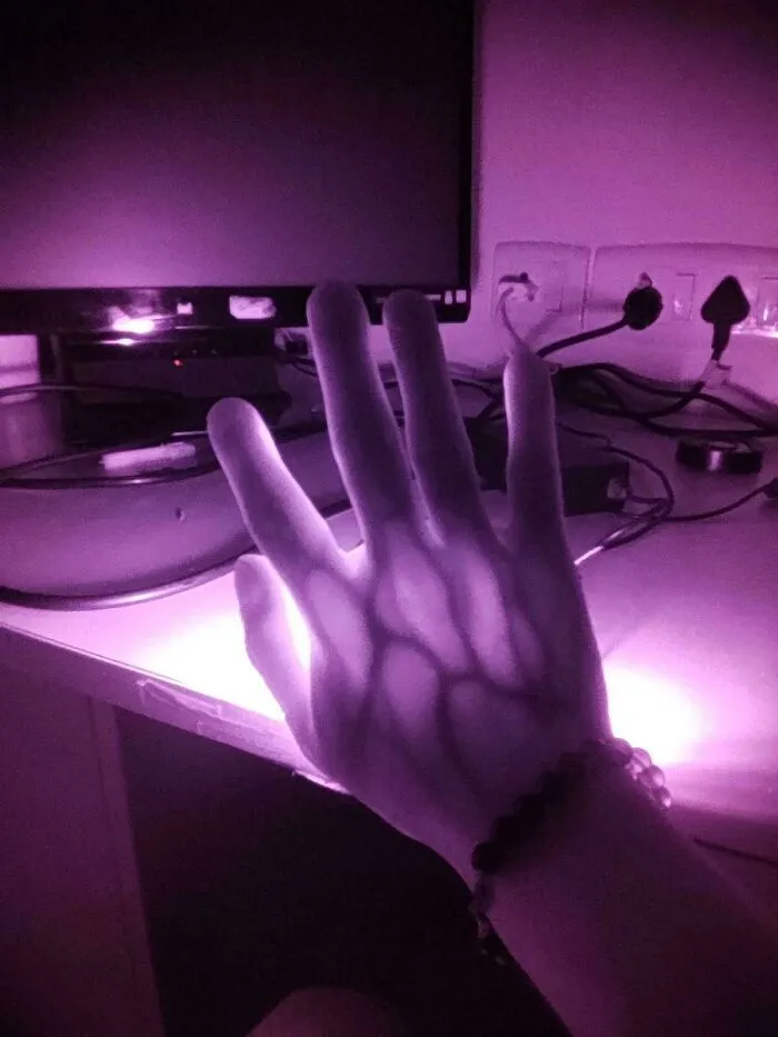 Luz infrarroja y mis venas