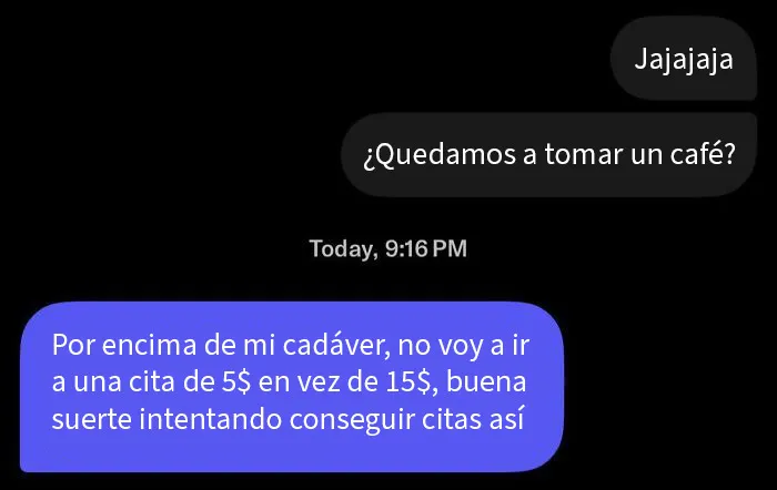 ¿Así que su valor es de 15$?