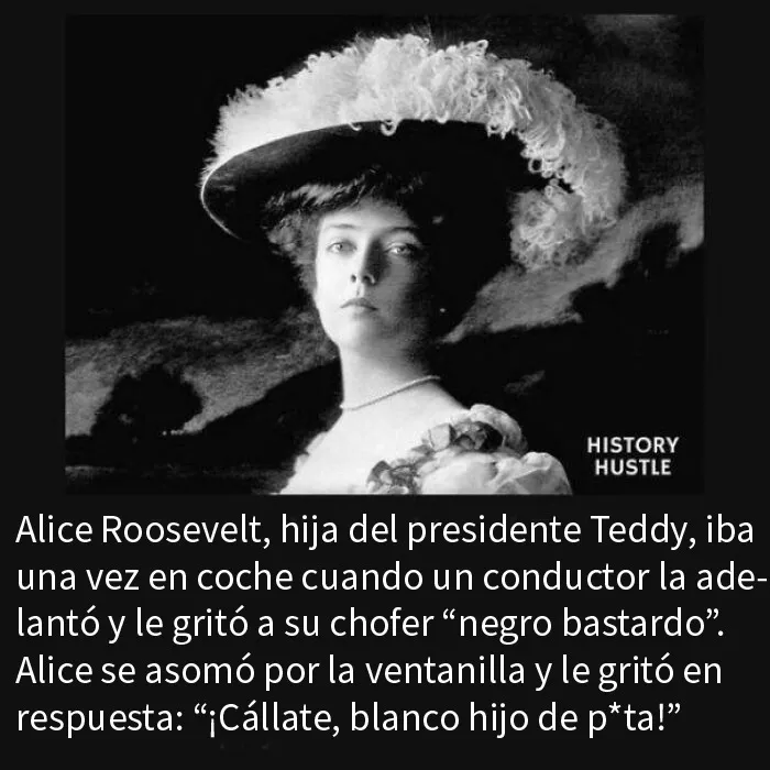 Alice Roosevelt no se cortaba un pelo