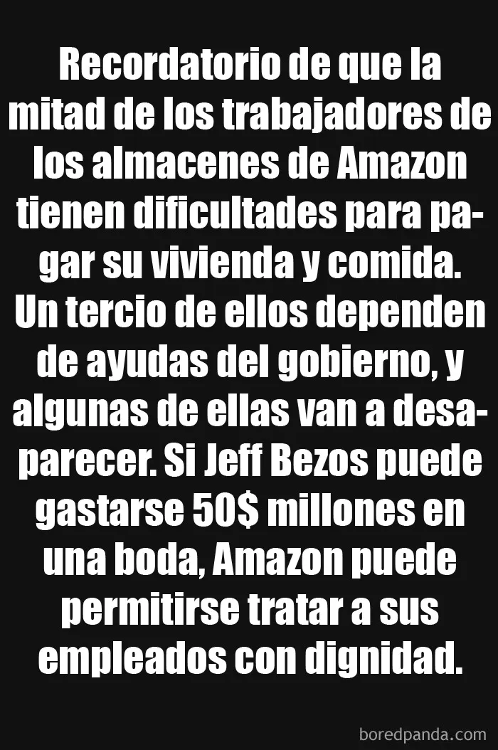 Todas esas cajas tienen un coste