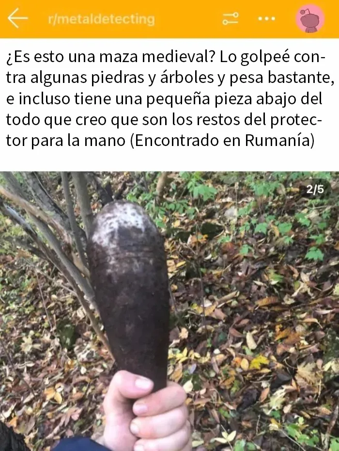 Encontrado en un subreddit de detectores de metal