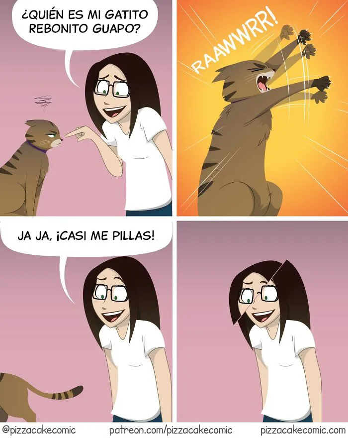 16 Cómics divertidos sobre la vida, los gatos y el caos cotidiano