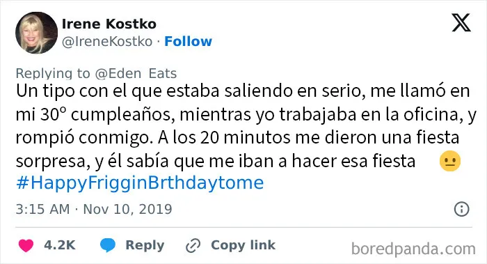 Podía haber esperado al día siguiente