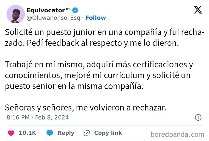 El caso es que no te lo den
