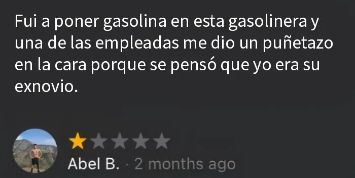 Vaya con la gasolinera