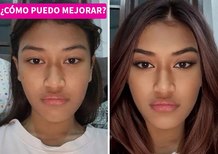28 Fotos comparativas de cómo la gente podría verse mejor con cambios mínimos
