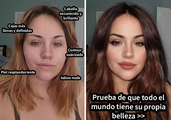 28 Fotos comparativas de cómo la gente podría verse mejor con cambios mínimos