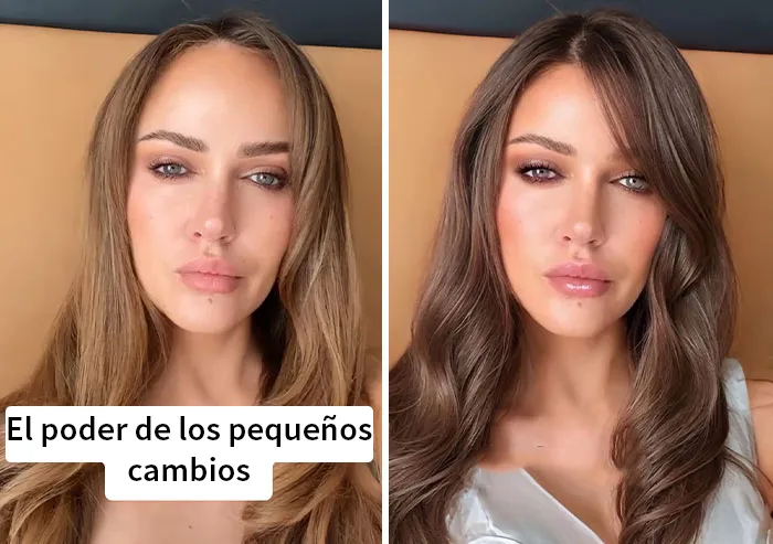 28 Fotos comparativas de cómo la gente podría verse mejor con cambios mínimos