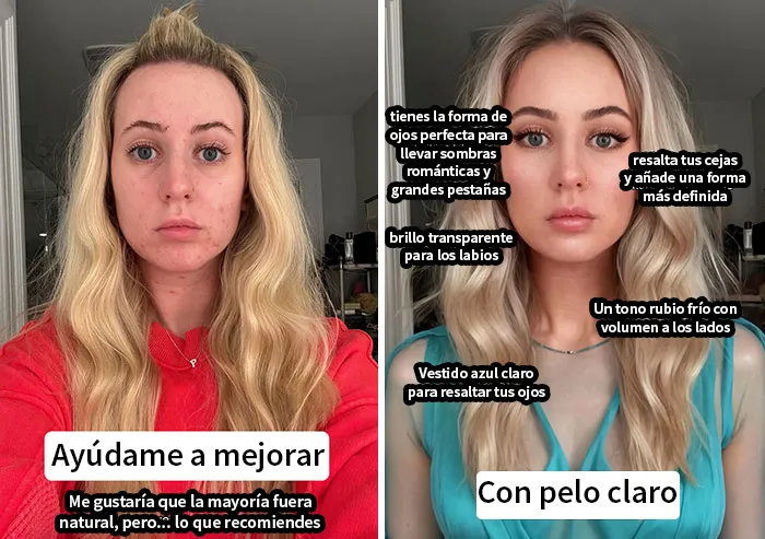 28 Fotos comparativas de cómo la gente podría verse mejor con cambios mínimos