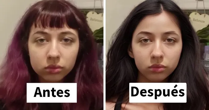 28 Fotos comparativas de cómo la gente podría verse mejor con cambios mínimos