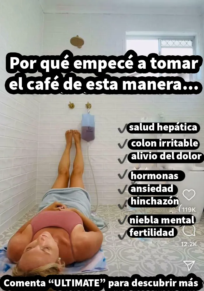Influencer que promueve meterse el café por el recto