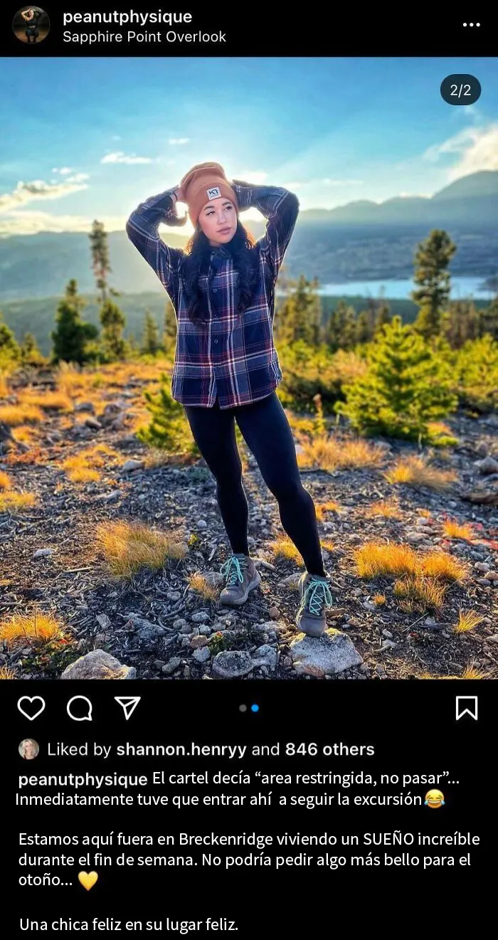 Cuando los influencers ignoran por completo las señales de la naturaleza y luego presumen de ello con orgullo ante cientos de seguidores