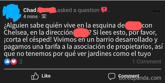 Hombre Karen de la asociación de propietarios