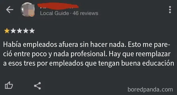 Dejó la peor reseña posible