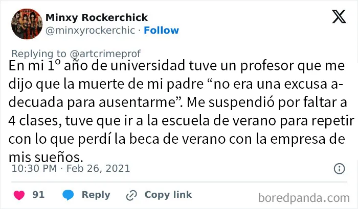 Qué tipo más horrible