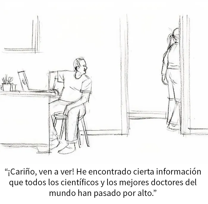 Cuando encuentras consejos obscuros en internet