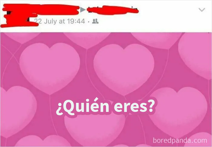 Mi novia agregó a mi padre y él le ha puesto esto