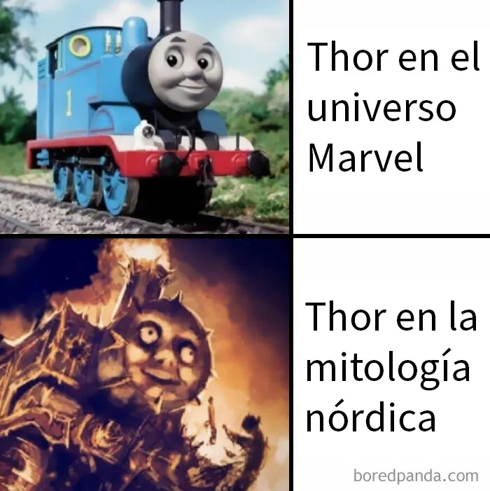 Thor en Niflheim haciendo lo que debe